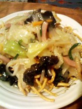 Ankake yakisoba / Crispy yakisoba