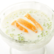 Tapioca in coconut milk