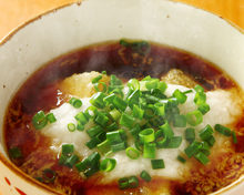 Deep-fried tofu in broth