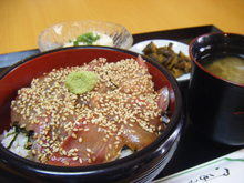 Seafood rice bowl