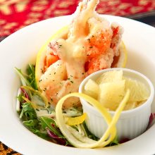 Stir-fried shrimp with mayonnaise