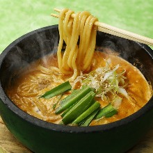 Chinese noodles in Sichuan-style sesame paste soup