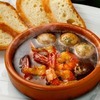 Japanese-style ajillo with shrimp and mushroom Japanese-style ajillo with shrimp and mushroom