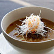 Chinese noodles in Sichuan-style sesame paste soup