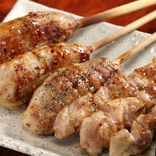 Assorted grilled skewers