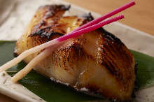 Grilled seasonal fish with Saikyo miso