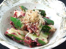 Smashed cucumber salad