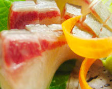 Amberjack sashimi