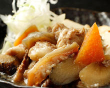 Simmered beef tendon