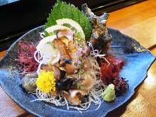 Horned turban sashimi