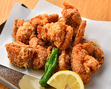 Marinated deep-fried chicken (seasoned with soy sauce)