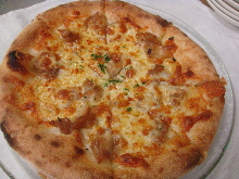 Teriyaki chicken pizza