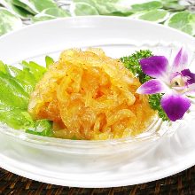 Chilled jellyfish dish