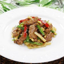 Stir-fried beef and vegetables