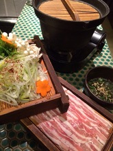 Pork shabu-shabu