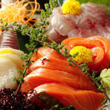 Assorted sashimi of the day