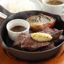 Wagyu beef steak lunch set