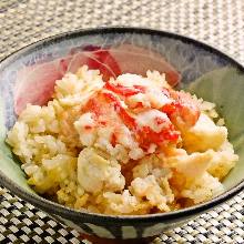 Crab rice