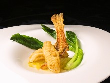 Grilled pufferfish Grilled pufferfish