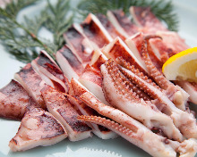 Lightly-dried squid