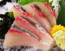 Amberjack sashimi