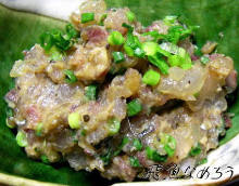 Namero (chopped and seasoned seafood)