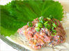 Namero (chopped and seasoned seafood)