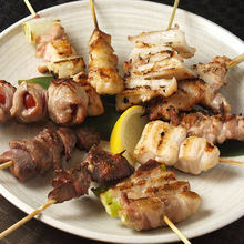 Assorted grilled skewers, 10 kinds