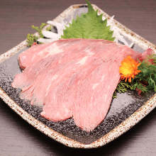 Edible raw beef