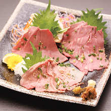 Assorted meat sashimi, 3 kinds