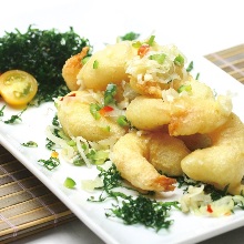 Fried prawns