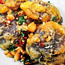 Fragrant fried shiitake mushrooms