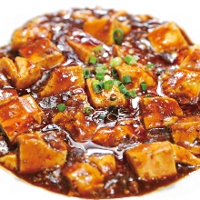 Spicy tofu and ground meat