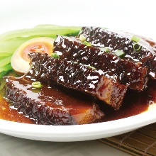 Simmered pork belly