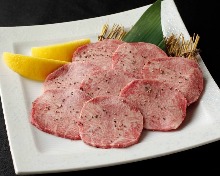 Premium grilled tongue seasoned with salt