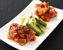 Assorted kimchi