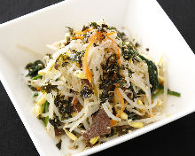 Namul (Korean seasoned vegetables or wild greens)