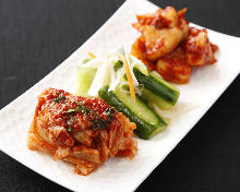 Assorted kimchi