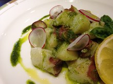 Marinated octopus