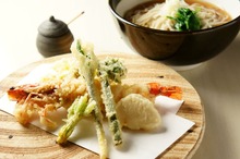 Buckwheat noodles with tempura