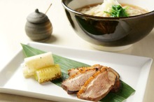 Buckwheat noodles with roasted duck