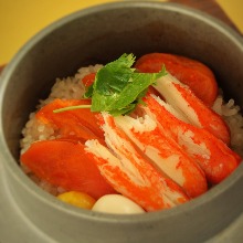 Kamameshi (pot rice)