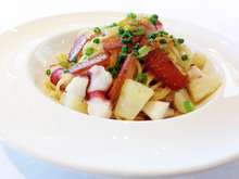 Pasta with dried mullet roe