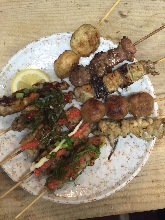 Assorted grilled skewers, 10 kinds