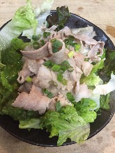 Steamed pork, pork shabu-shabu