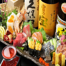 Assorted sashimi, 3 kinds