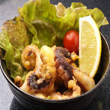 Fried octopus