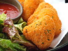 Fried camembert cheese