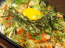 Fried rice with kimchi