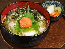 Ochazuke(rice with tea)